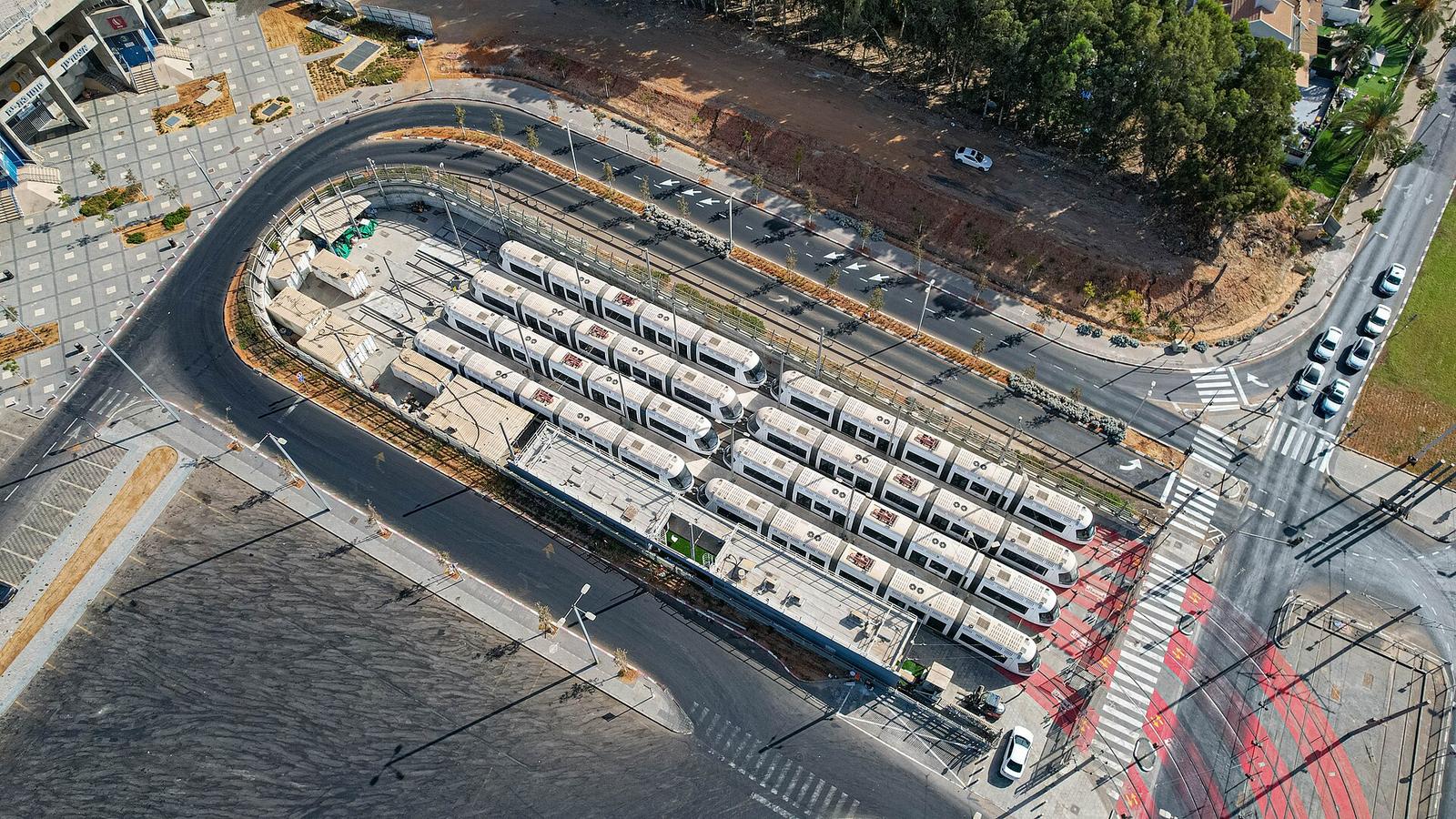 Tel Aviv LRT Red Line Terminus